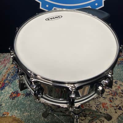 SJS - Alpha Steel 6.5x14" Snare Drum, 20-Lug 2018-2020 - Chrome image 9