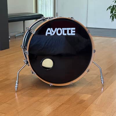 Ayotte Drum Smith 1990s - Blue Lacquer_Sugar Maple Drum Kit image 2