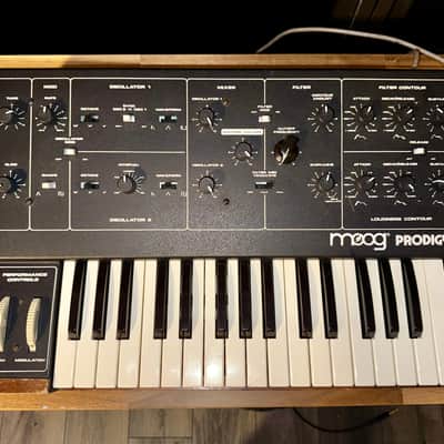 Moog Prodigy 32-Key Monophonic Analog Synthesizer 1979 - 1984 - Black