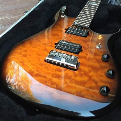 Music Man John Petrucci BFR JP6  2015 Black Gold Quilt image 1