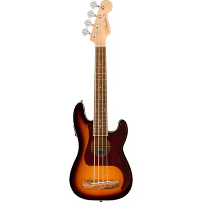 Fender Fullerton Precision Bass Ukulele - Walnut Fingerboard, 3-Color Sunburst image 2