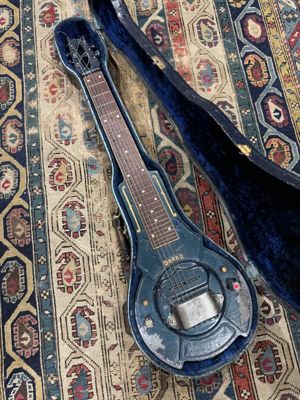 Circa 1936 Dobro Aluminum Lap Steel Prototype No. 2 Hawaiian with "A" L. A. to Chi Ser. # image 1