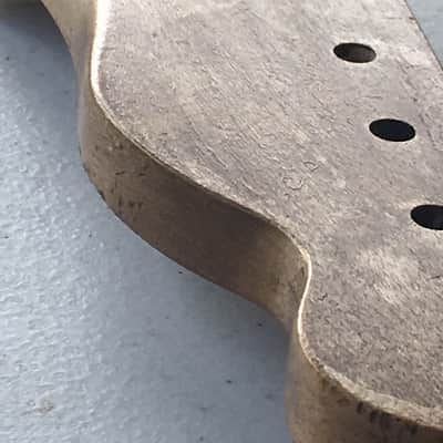 Lefty Reverse Musikraft Telecaster Aged Heavy Relic Tele Guitar Neck Amber Bone Nut Maple Made in USA Custom image 22