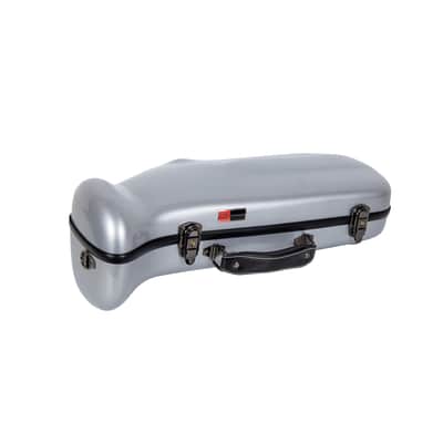 Crossrock Bb Trumpet Strong Fiberglass Lightweight Flight Case, Silver Brass Instrument Hard Case image 5