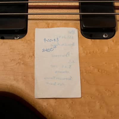 Alembic Distillate Bass 1983 Birdseye Maple and Mahogany Bild 6