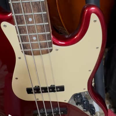 Fender Affinity J Bass 2010s - Glossy Candy Apple Red GORGEOUS FINISH! image 9