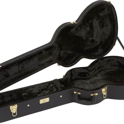Fender Paramount PS-220E Parlor Acoustic Guitar, Natural, with Case image 8