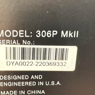 JBL 3 Series 306P MKII 6.5" Studio Monitors (PAIR) - 2020s - Black image 10