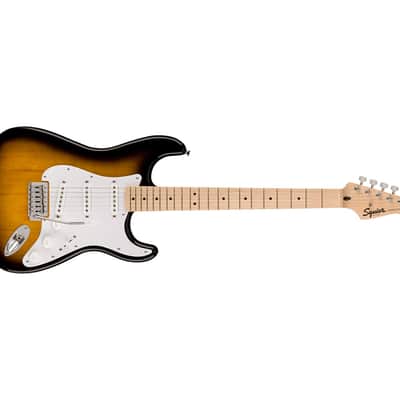 Used Squier Sonic Stratocaster - 2-Color Sunburst w/ Maple Fingerboard image 6