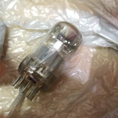 Amperex ONE (1) 6DJ8 AT1000 Weak Vacuum Tube Heerlen Large Halo Getter GA3 GA4 GA6 GA7 Bugle Boy T3 ECC88 dual triode 1959-1962 image 2