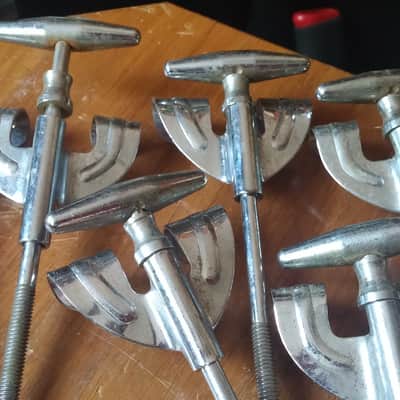 Pearl Star Hoshino MIJ VINTAGE 7 Torpedo Style Bass Drum T Rod and Claws 60s 70s RARE STYLE image 7