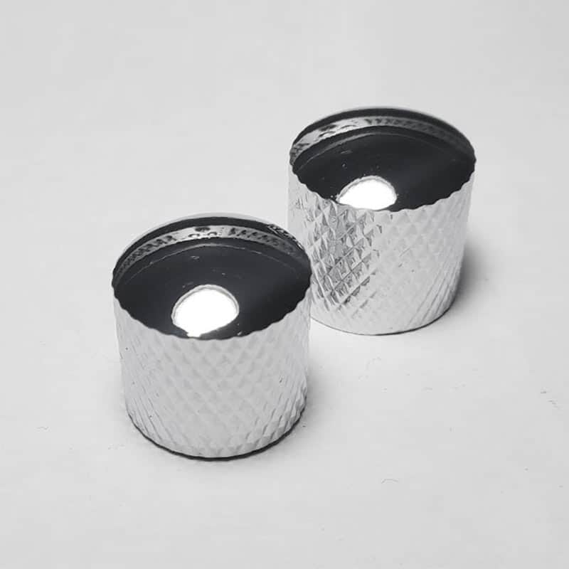 Ibanez, Telecaster, Jackson, Charvel Chrome Knurled Knobs (2) image 1