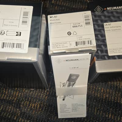 Neumann U 87 Ai Large Diaphragm Multipattern Condenser Microphone 1986 - Present - Nickel image 11