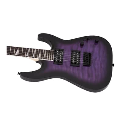 Jackson JS Series Dinky Arch Top JS32Q DKA HT Electric Guitar - Transparent Purple Burst image 7