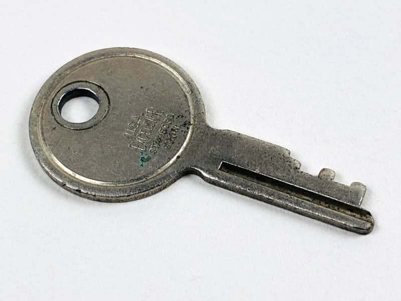 Excelsior Original Vintage Guitar Case Key – USA Geib/Lifton 50s - Nickel image 1