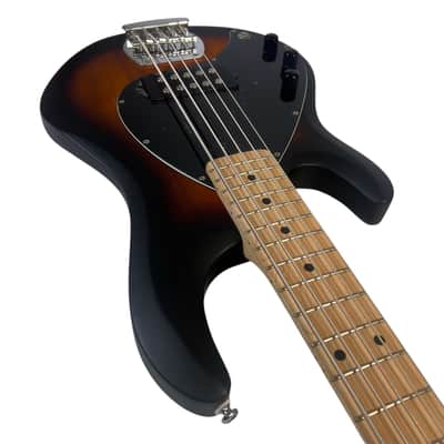 Sterling StingRay 5 SUB Series Left-Handed 5-String Bass Guitar - Sunburst image 5