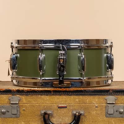 1990s Slingerland Nashville Era Radio King Refinished in Forest Green - 5.5x14 image 2