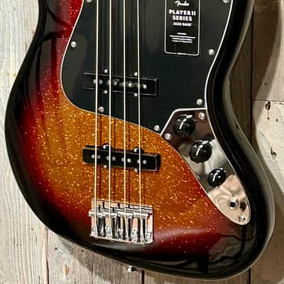 NEW Fender Player II Jazz Bass - Sparkle 3-Color Sunburst, Ships Super Fast With A Professional Set Up! image 5