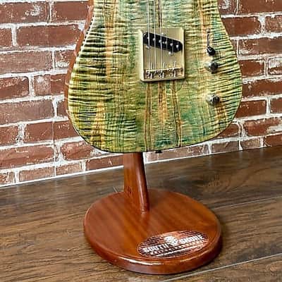 Aniktos Guitars T-Style "Green Flame" 2020 Green Flame Maple Top, Chambered Body (Authorized Dealer) image 1