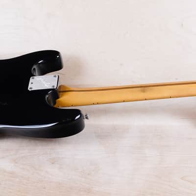 Fender American Standard Stratocaster USA 1995 Black Schecter MonsterTone PUs w/ Bag image 11