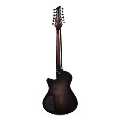 Veillette Swift Series 12-String Baritone Guitar Transparent Black image 3
