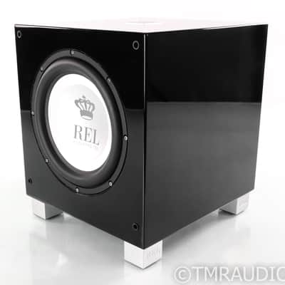 REL T/9i 10" Powered Subwoofer; T9i; Piano Black image 4