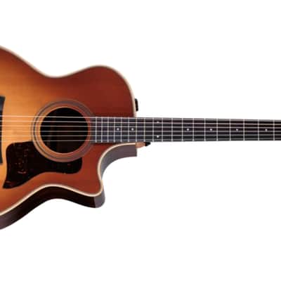 Taylor 414ce Studio Special Edition Sitka Spruce Top, Indian Rosewood Back and Sides, Honey Burst with Gig Bag image 2