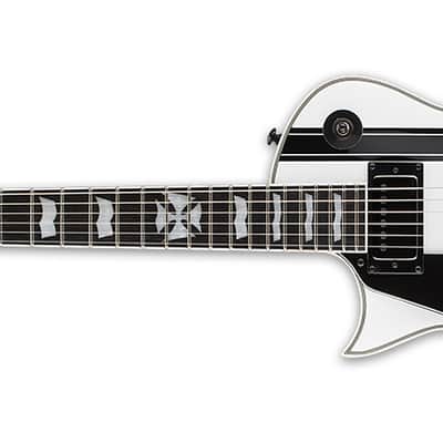 ESP LTD James Hetfield Iron Cross Left Handed SW Snow White B-STOCK with ESP CASE Snow White LH image 2