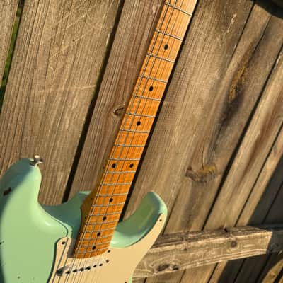 Fender Custom Shop '56 Reissue Stratocaster Relic AAA Flame Maple Neck image 12