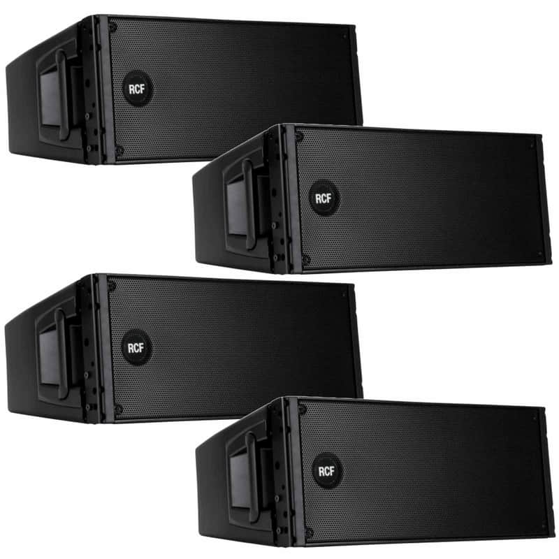 RCF HDL20-A 1400 Watt Active Line Array Module Powered Active Speaker HDL20A 4 pk image 1