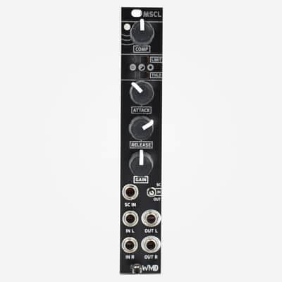 WMD MSCL Eurorack Stereo Compressor (Black Panel) image 1