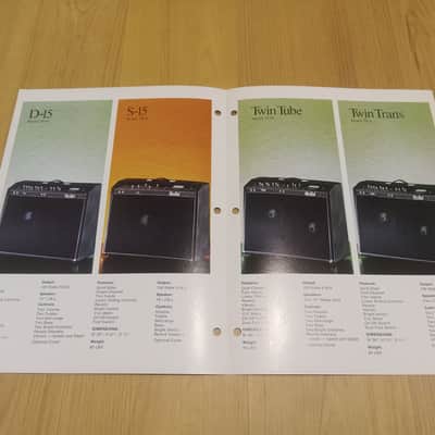 Vintage 1972 Sho-Bud (Gretsch) Amplifier Catalog! Rare, Original Case Candy, Paperwork! image 2