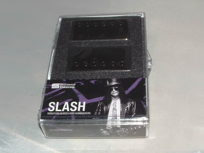 Seymour Duncan APH-2 Slash Signature Pickup Set (Black Nickel) 4 Conductor Short Legs image 1