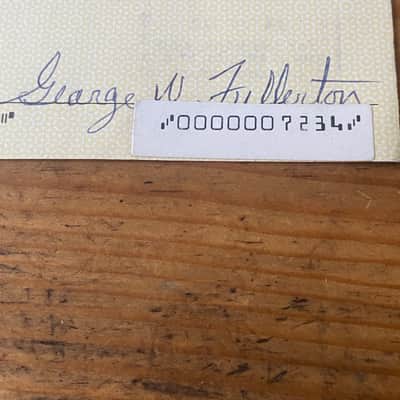 1980 G&L Payroll check signed George Fullerton image 3