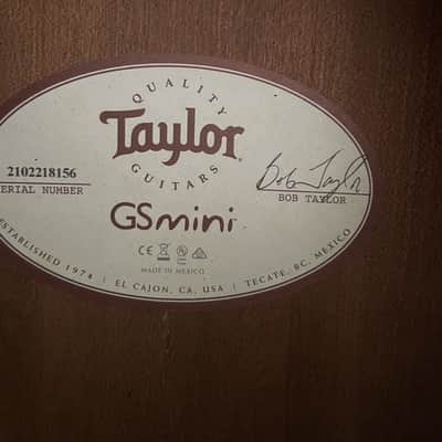 Taylor GS Mini-e Koa Electro Acoustic Mexico image 5