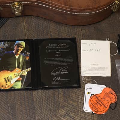 2014 Gibson Custom Shop Joe Bonamassa Skinnerburst Les Paul R9 VOS Electric Guitar Dirty Lemon + COA OHSC image 2