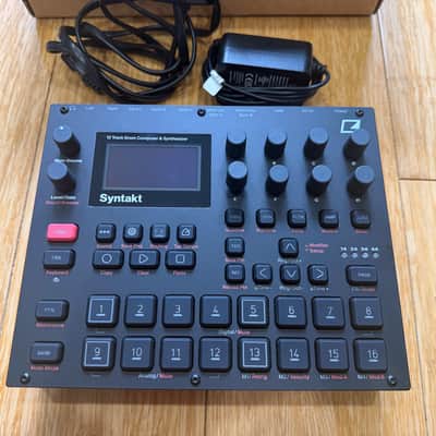 Elektron Syntakt 12 Track Drum Computer & Synthesizer 2022- Present - Black image 2