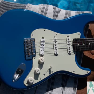Fender MIJ Hybrid II Stratocaster - Forest Blue - Tons of Mojo and a Pro Set Up w Perfect Frets/Action/Intonation! image 6