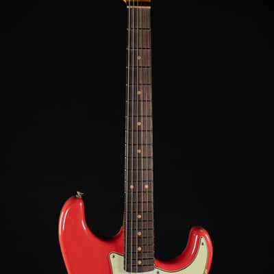 Fender Custom Shop ’62 Stratocaster Relic Electric Guitar – Fiesta Red image 10