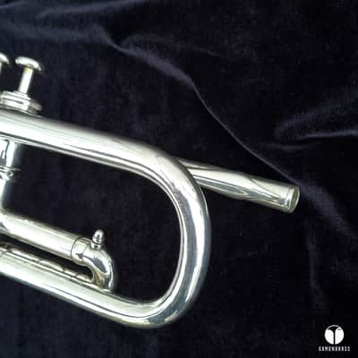 F. Besson pre war 88xxx GRAND PRIX trumpet - silver plated gamonbrass image 19
