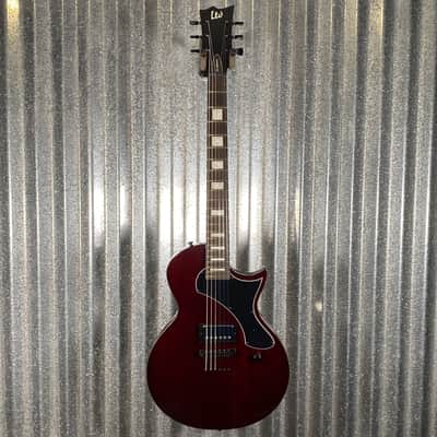 ESP LTD EC-201 Flat Top See Thru Black Cherry Gutar EC201FTSTBC #0750 Used image 2