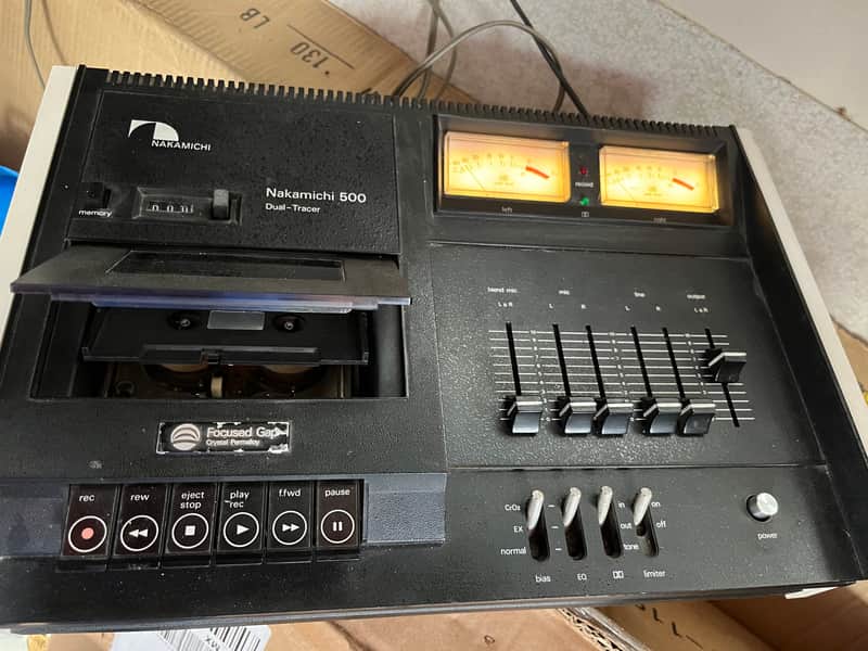 Nakamichi 500 dual tracer casstte deck player 1974-1978 | Reverb