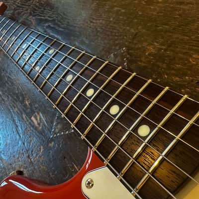 Fender Japan Limited Edition MIJ Cyclone Fiesta Red w/ Docs MIJ image 12