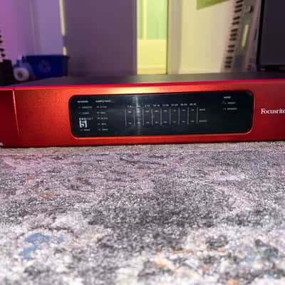 Focusrite RedNet 5 Pro Tools HD Bridge Dante Audio Interface 2010s - Red image 1