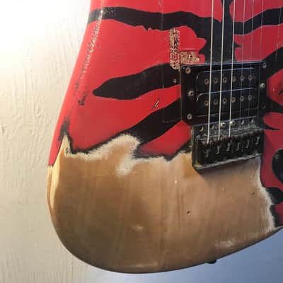 RARE 1984 Fender Japan “The Red Tiger” Medium Scale // Dimarzio Kramer ESP Charvel Satchel image 20