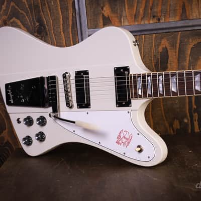 Epiphone 1963 Firebird V Maestro Vibrola Polaris White image 14