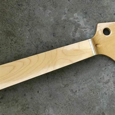 Fretless Maple Wood Jazz Bass Style Neck, 20 Frets image 6