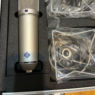 Neumann U 87 Ai Large Diaphragm Multipattern Condenser Microphone Stereo Pair - Nickel image 3
