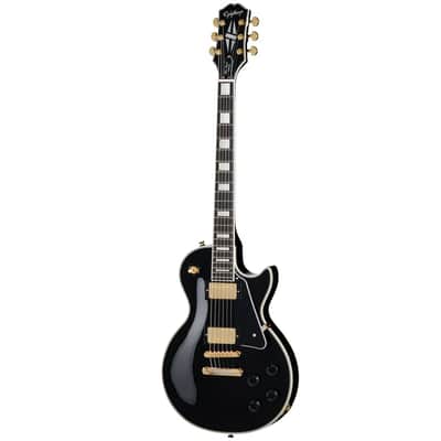 Epiphone Les Paul Custom Guitar w/ Premium Gig Bag - Ebony image 2