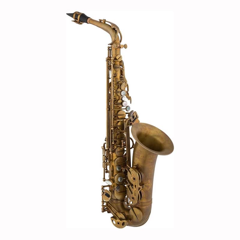 Eastman EAS652 Alto Saxophone, Aged Unlacquered Finish image 1